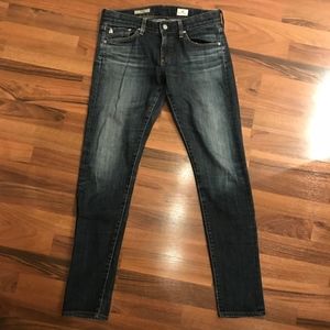 AG The Nikki; Relaxed Skinny; Dark wash